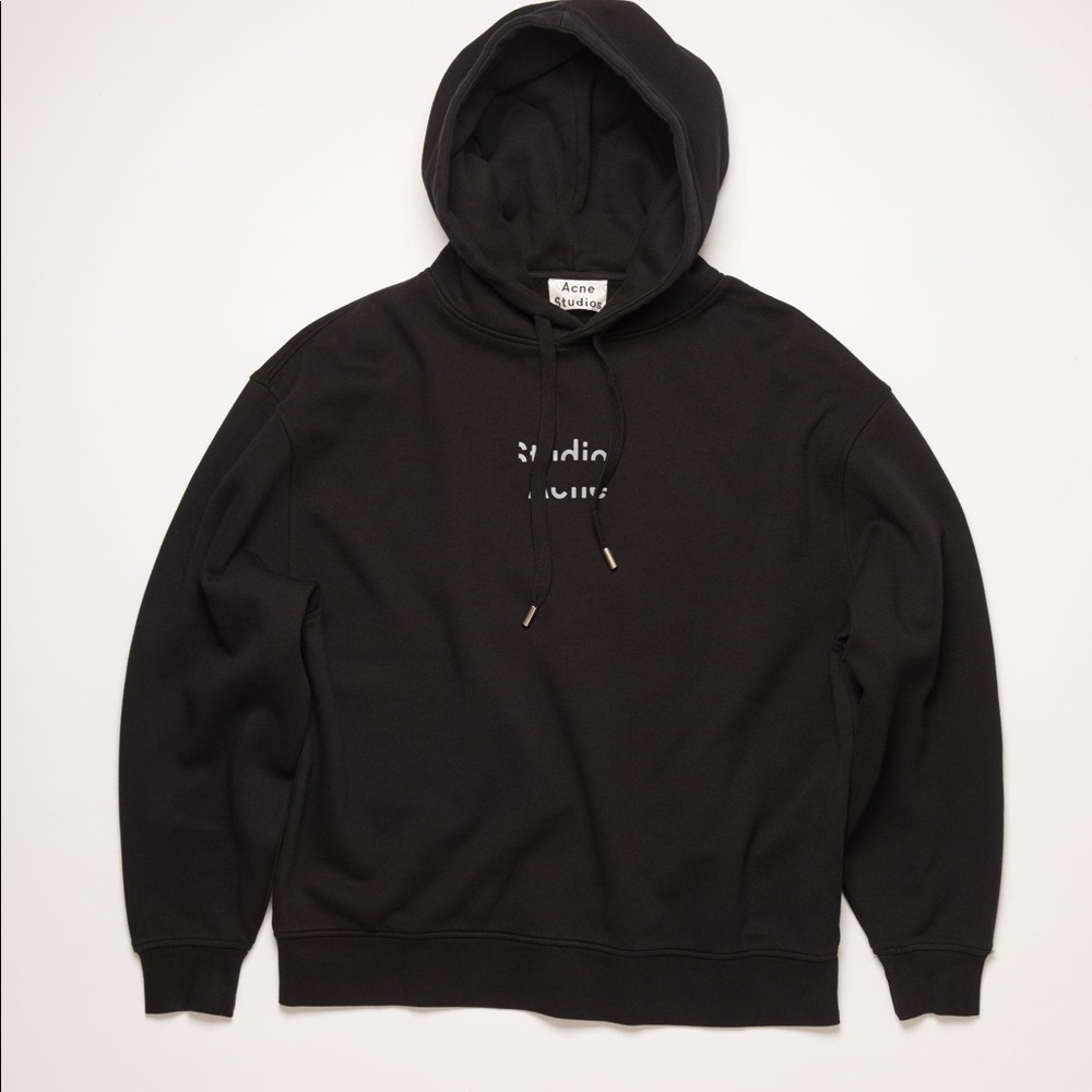 Acne Studios Fyola Hoodie in Black S EUC